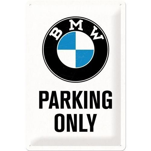 Muurplaat BMW Parking Only