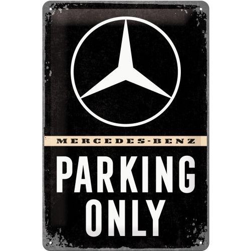 Muurplaat Mercedes Parking Only