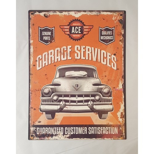 Plaat Garage service