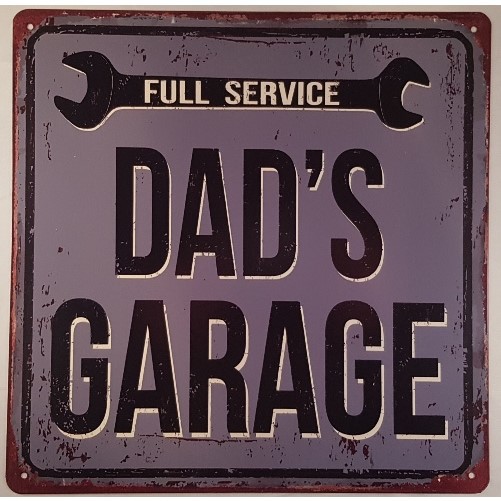 Plaat Dad's garage